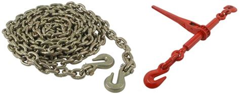 what grade chain for securing skid steer|skid steer chain tie down.